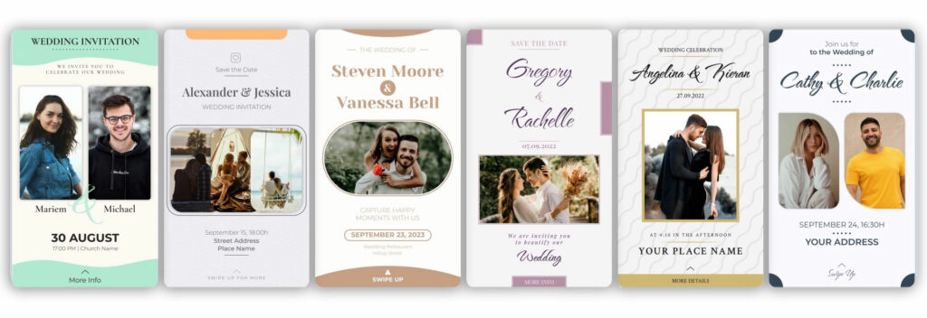 story invitation mariage